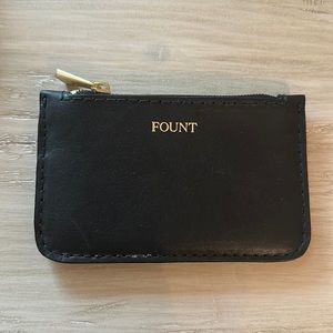 Fount leather peppercorn wallet